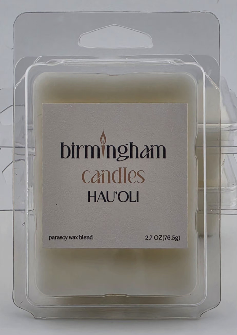 HAU'OLI Scented Parasoy Wax Melts – Jasmine & Soft Wood Blend Fragrance