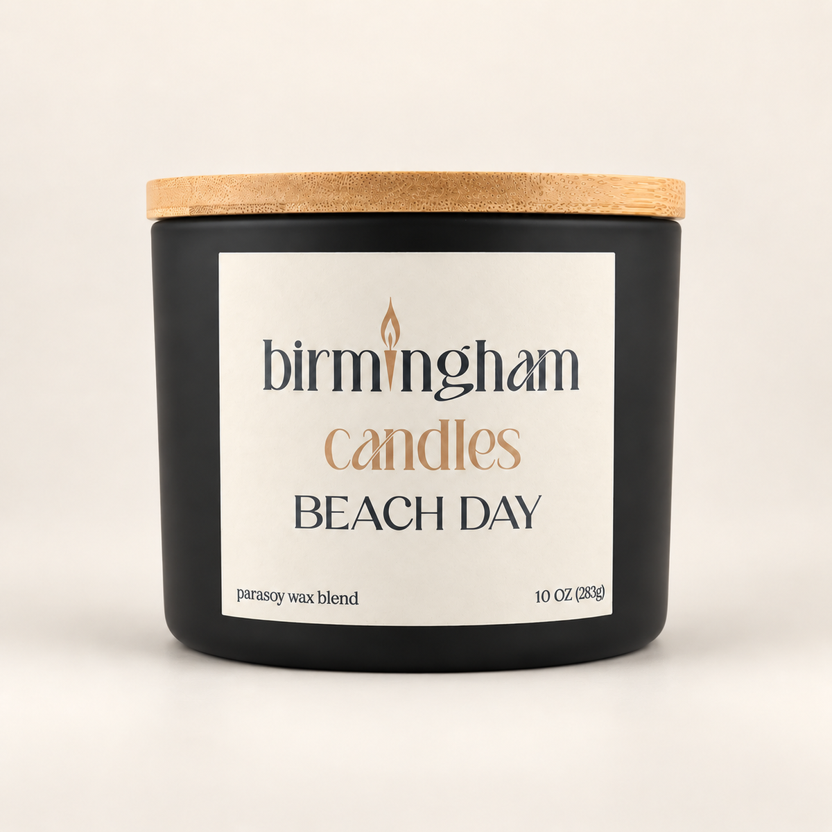 Beach Day Scented Parasoy Candle – Luxury Ocean Air & Sea Salt Fragrance