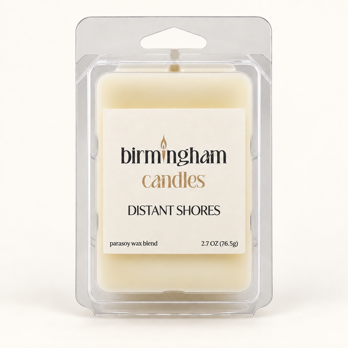 Distant Shores Scented Parasoy Wax Melts – Jasmine & Soft Wood Blend Fragrance