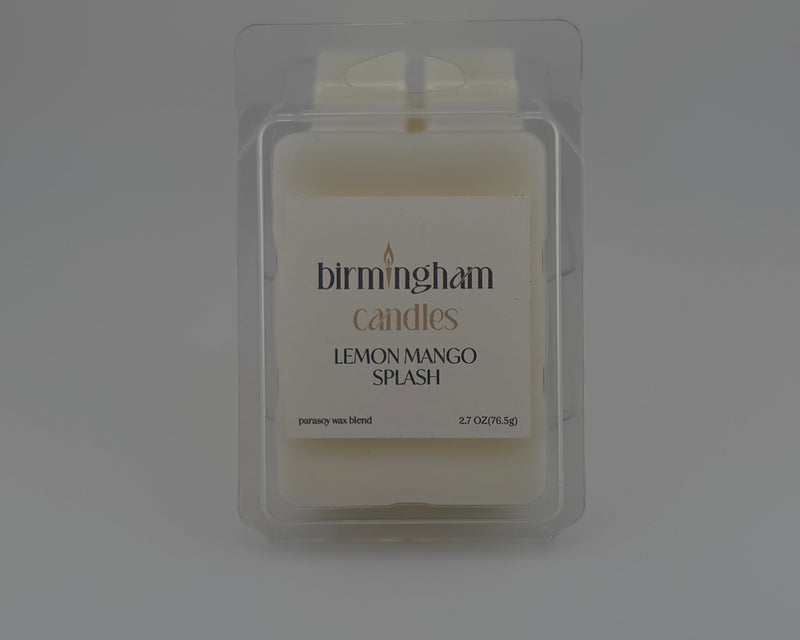 LEMON MANGO SPLASH Scented Parasoy Wax Melts – Tropical Citrus Blend Fragrance