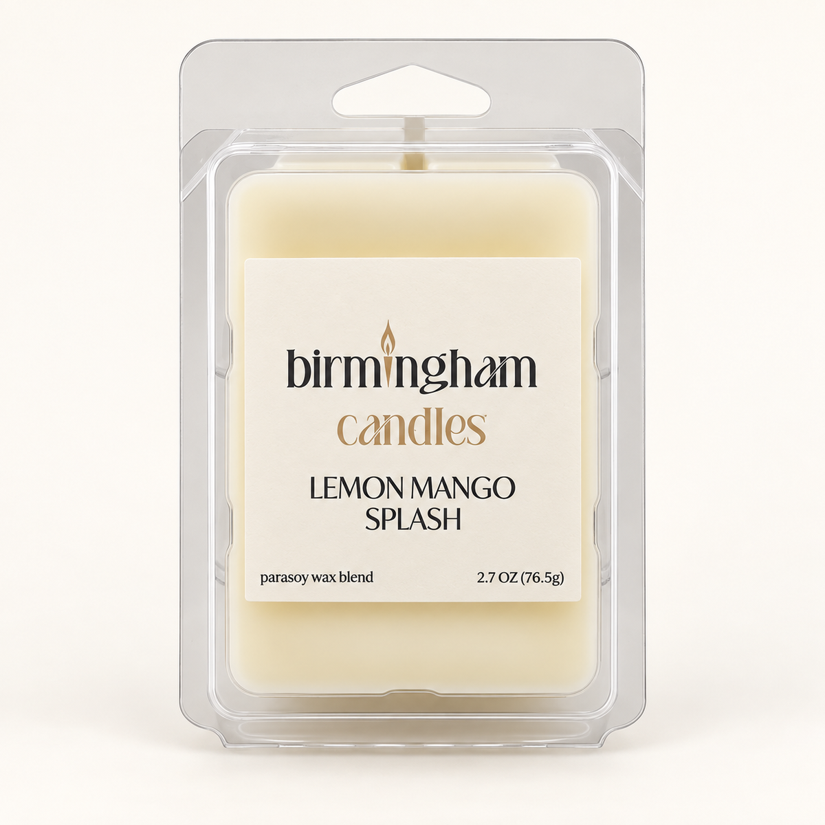 LEMON MANGO SPLASH Scented Parasoy Wax Melts – Tropical Citrus Blend Fragrance