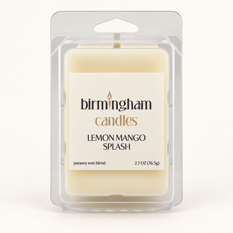 LEMON MANGO SPLASH Scented Parasoy Wax Melts – Tropical Citrus Blend Fragrance